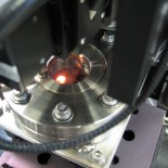 Sample Heated by CO2 Laser Under Ultra-High Vacuum